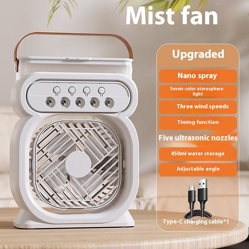"UltraCool Mini – Chhoti Size, Badi Thandak! ❄️" Pocket-friendly design ke saath le aayiye instant cooling – ghar ho ya travel, har jagah freshness ka feel. USB powered, silent, aur stylish – summer ka asli hero! 🌬️