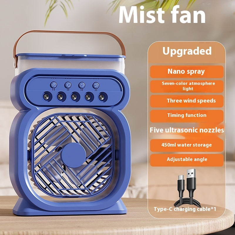 "UltraCool Mini – Chhoti Size, Badi Thandak! ❄️" Pocket-friendly design ke saath le aayiye instant cooling – ghar ho ya travel, har jagah freshness ka feel. USB powered, silent, aur stylish – summer ka asli hero! 🌬️