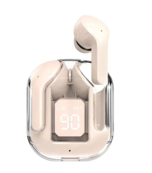 ๐ง Air 31 ClearPods | ๐ 90% Smart Display > Stylish transparent design + real-time battery display = premium feel.