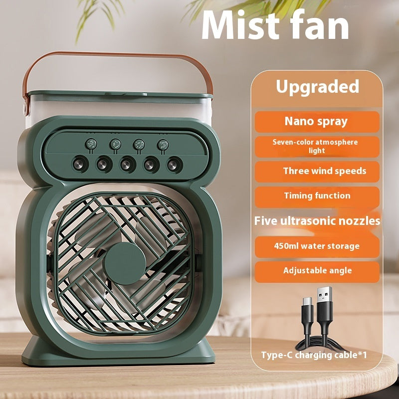 "UltraCool Mini – Chhoti Size, Badi Thandak! ❄️" Pocket-friendly design ke saath le aayiye instant cooling – ghar ho ya travel, har jagah freshness ka feel. USB powered, silent, aur stylish – summer ka asli hero! 🌬️