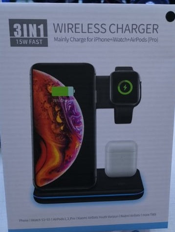 🔋 3-in-1 Charger – iPhone, Watch, AirPods ek saath, bina wires ke charge! ⚡