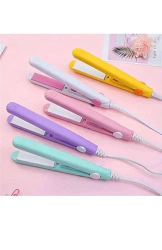Portable Mini Hair Straightener & Curler - Compact Travel Hair Stylist