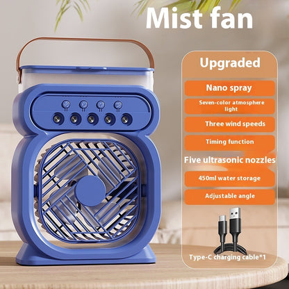 "UltraCool Mini – Chhoti Size, Badi Thandak! ❄️" Pocket-friendly design ke saath le aayiye instant cooling – ghar ho ya travel, har jagah freshness ka feel. USB powered, silent, aur stylish – summer ka asli hero! 🌬️