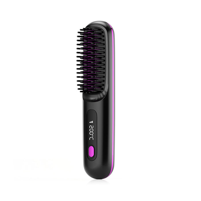 "Salon-Style Hair Anytime 💖 Fast Heating Straightener Comb"