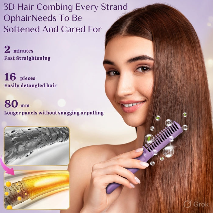Bazoora Cordless Mini Hair Straightener – Portable USB Rechargeable Hair Styler for Women 💁‍♀️