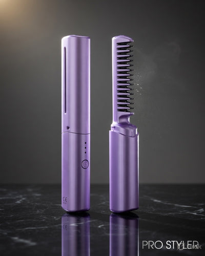 Bazoora Cordless Mini Hair Straightener – Portable USB Rechargeable Hair Styler for Women 💁‍♀️